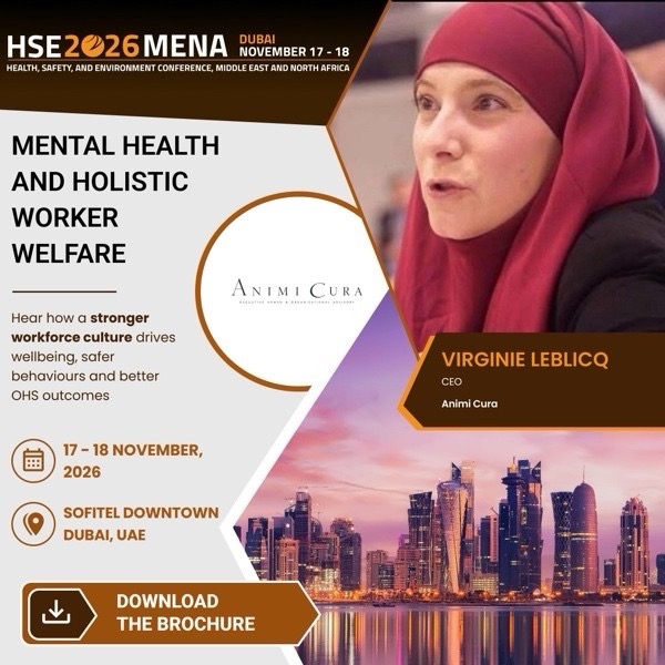 Virginie Leblicq, CEO of Animi Cura, speaker at HSE MENA 2026 in Dubai